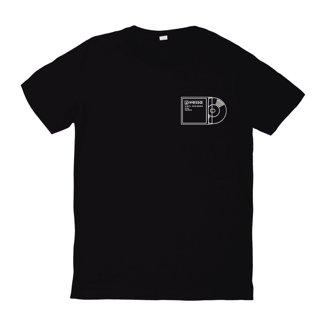 Nivessa Vinyl Records A' Black T-shirt